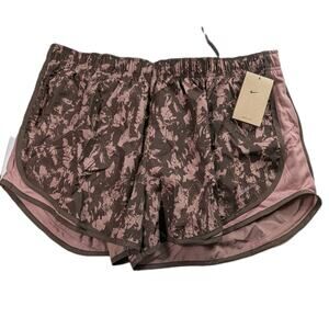 Nike Dri-Fit Women's Size Small Brief-Lined Running Shorts Brown NWT